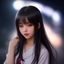 用户首尔夜雨的头像，文艺气质女性侧脸